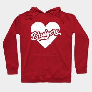 Vintage Badgers School Spirit // High School Football Mascot // Go Badgers Hoodie